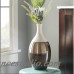 Zipcode Design Armstrong Beige/Brown Ceramic Table Vase ZPCD3195